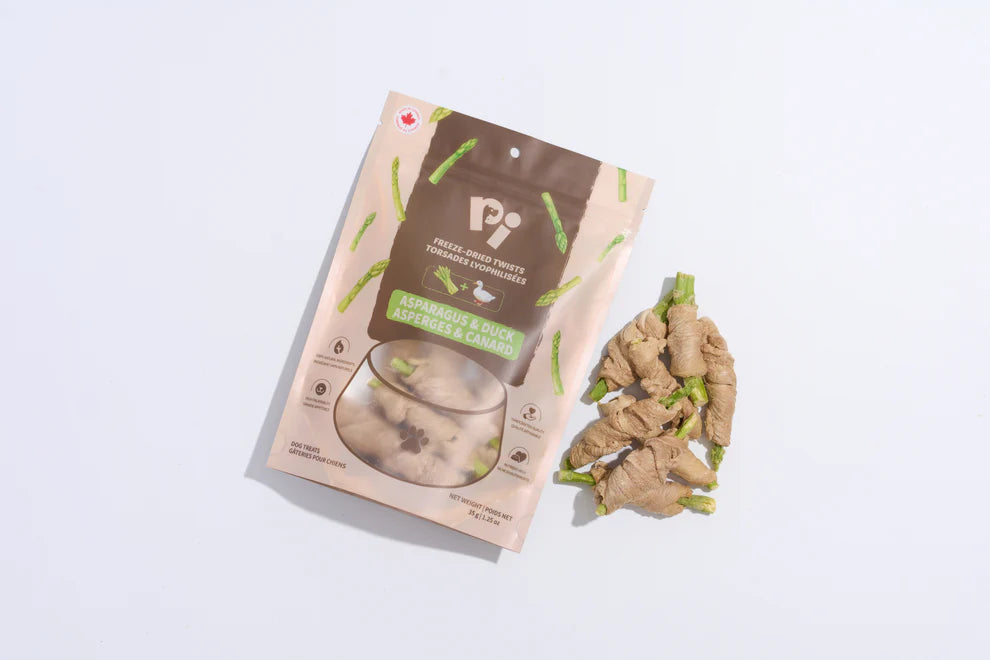 PI Freeze-Dried Asparagus & Duck Twists 42g (1.5oz)