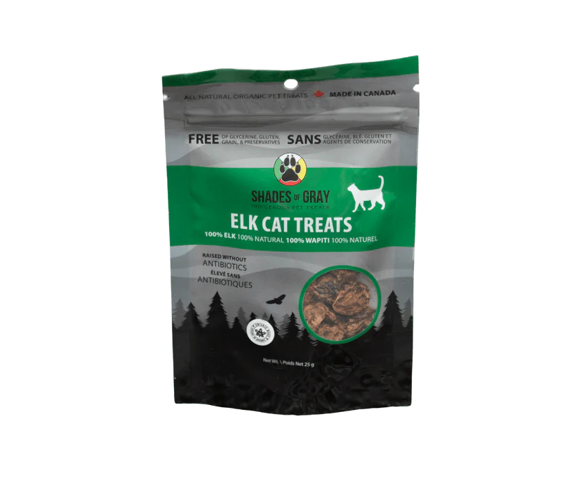 Shades of Gray Indigenous Elk Cat Treats - 100% Single Ingredient