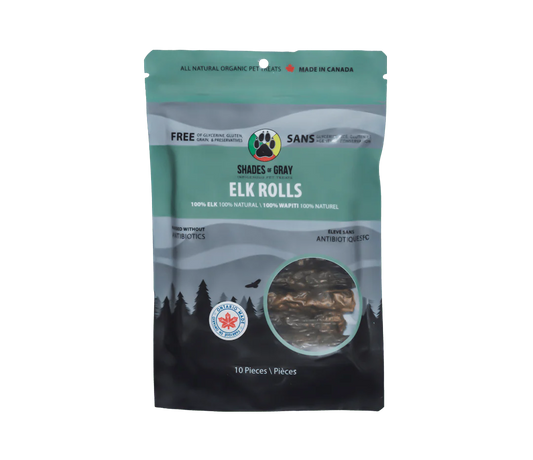 Shades of Gray Indigenous Pet Treats Elk Rolls - Dog & Cat Treats