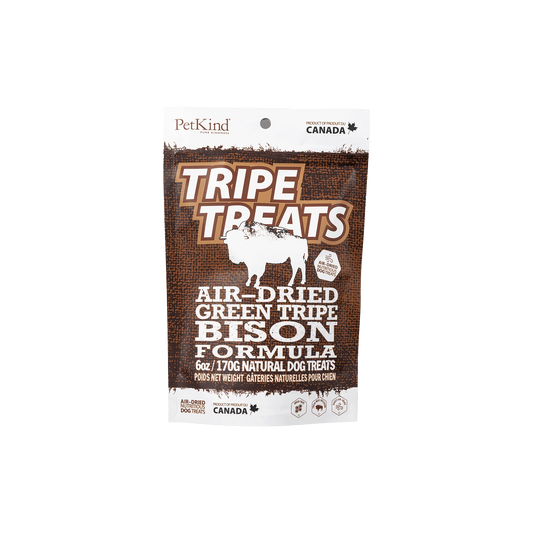 PetKind® Green Bison Tripe Treats Natural Dog Treats 6oz