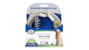 Four Paws Walk About Tie Out Cable 30 ft
