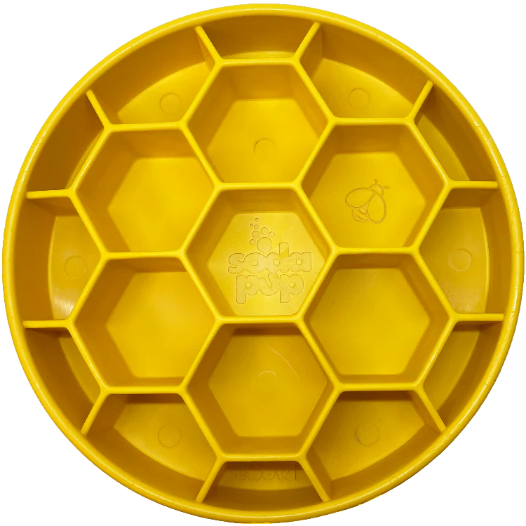 SodaPup Honeycomb Slow Feeder Bowl