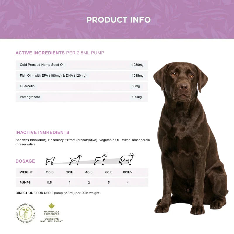Trueleaf  Immune + Allergy Support Oil for Dogs