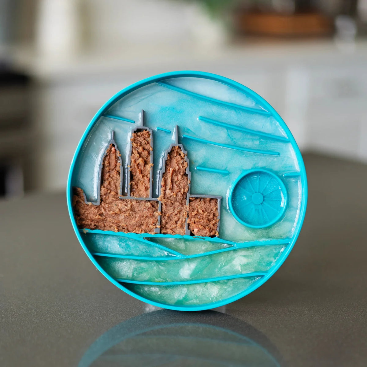 MessyMutts Urban City Scene 8" Silicone Slow Feeder