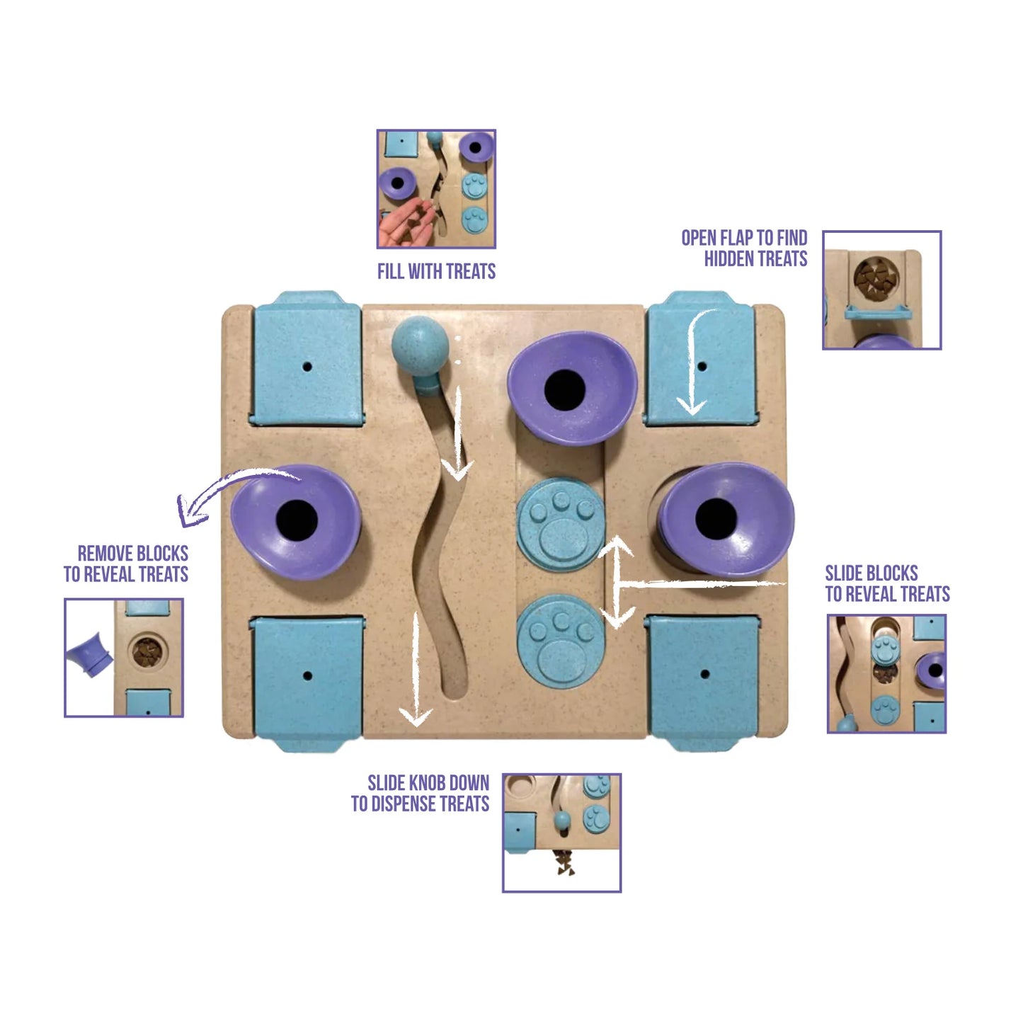 fouFIT™ Hide 'n Seek Multi-Play Busy Board Puzzle