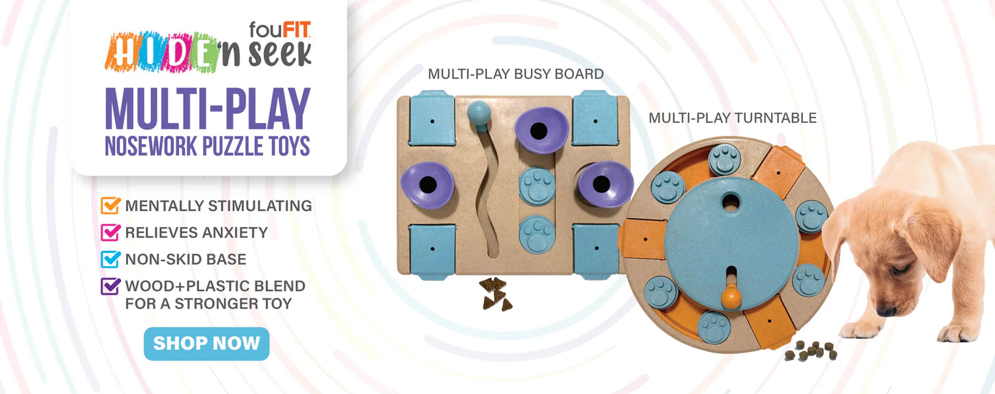 fouFIT™ Hide 'n Seek Multi-Play Busy Board Puzzle