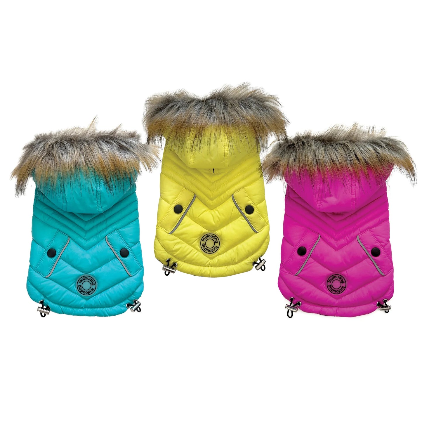 FOUFOUBRANDS™ NEON FOUSKI DOG COAT