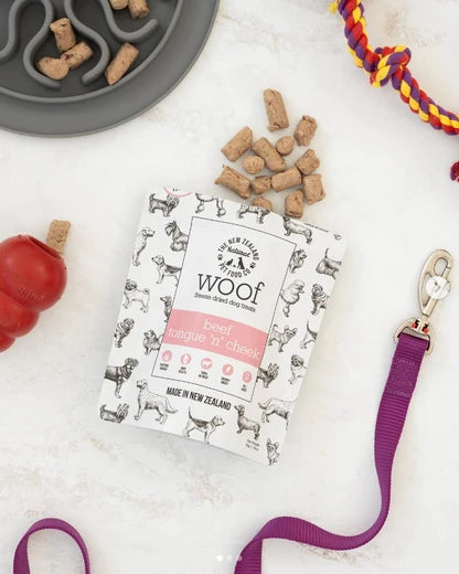 NZPF Woof Freeze Dried Beef Tongue 'n' Cheek Treats