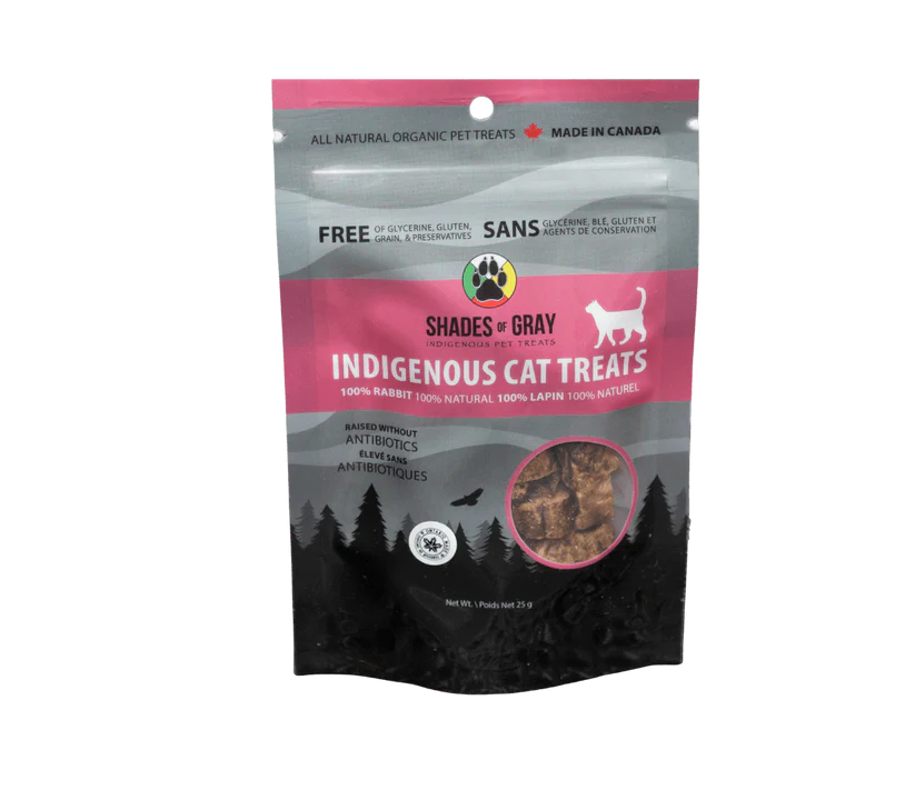 Shades of Gray Indigenous Rabbit Cat Treats - 100% Single Ingredient