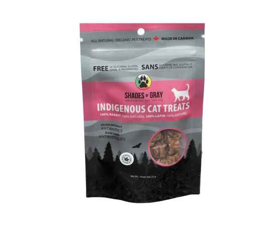 Shades of Gray Indigenous Rabbit Cat Treats - 100% Single Ingredient