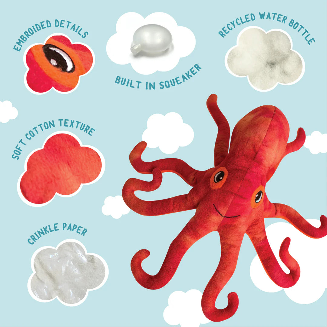 Snugarooz Octopus Crinkle Toy