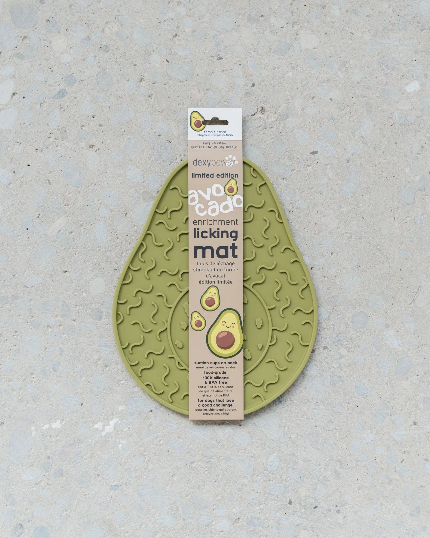 Dexypaws Avocado Enrichment Licking Mat
