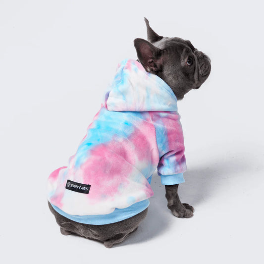 Velvet Dog Hoodie - Snow Cone