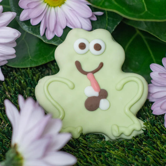 Ribbit Froggy Dog Cookie