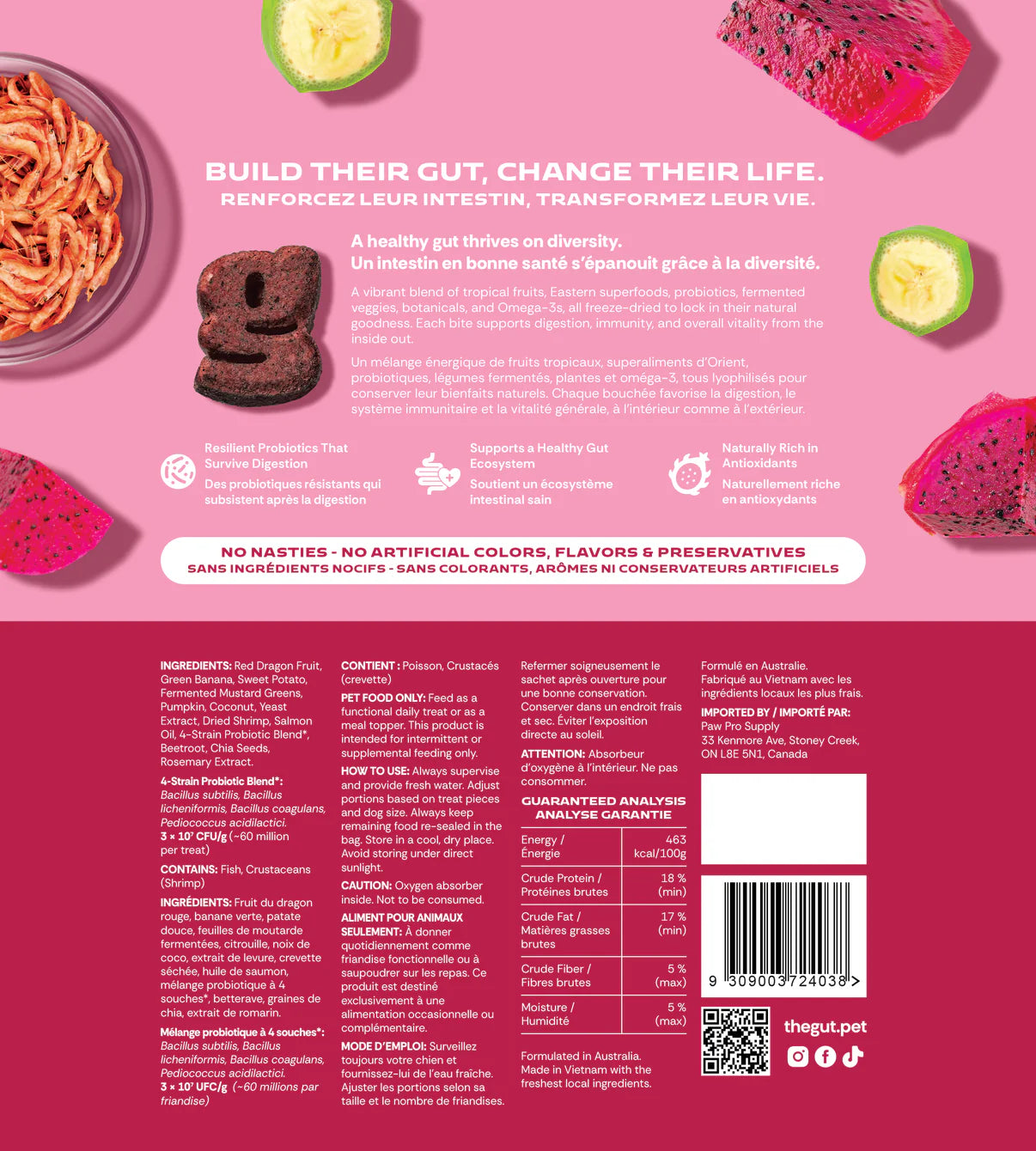 Gut + Dragon Fruit