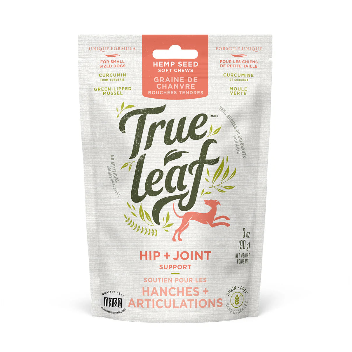 Trueleaf Hip + Joint Support Chews for Dogs (90g)