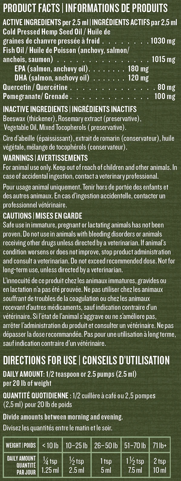 Trueleaf  Immune + Allergy Support Oil for Dogs