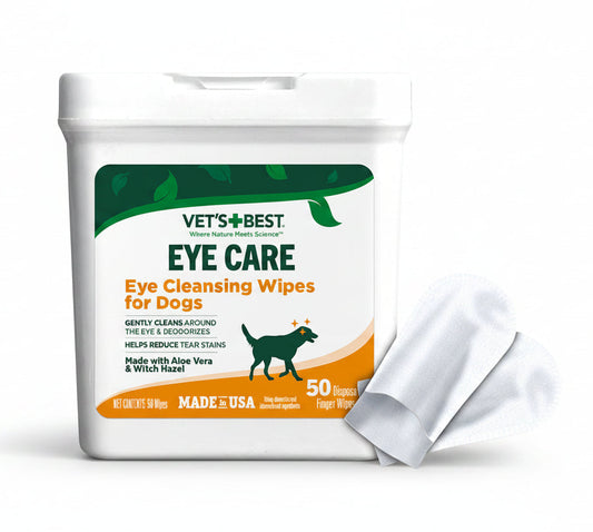 Vets Best Eye Cleansing Wipes With Aloe Vera & Witch Hazel