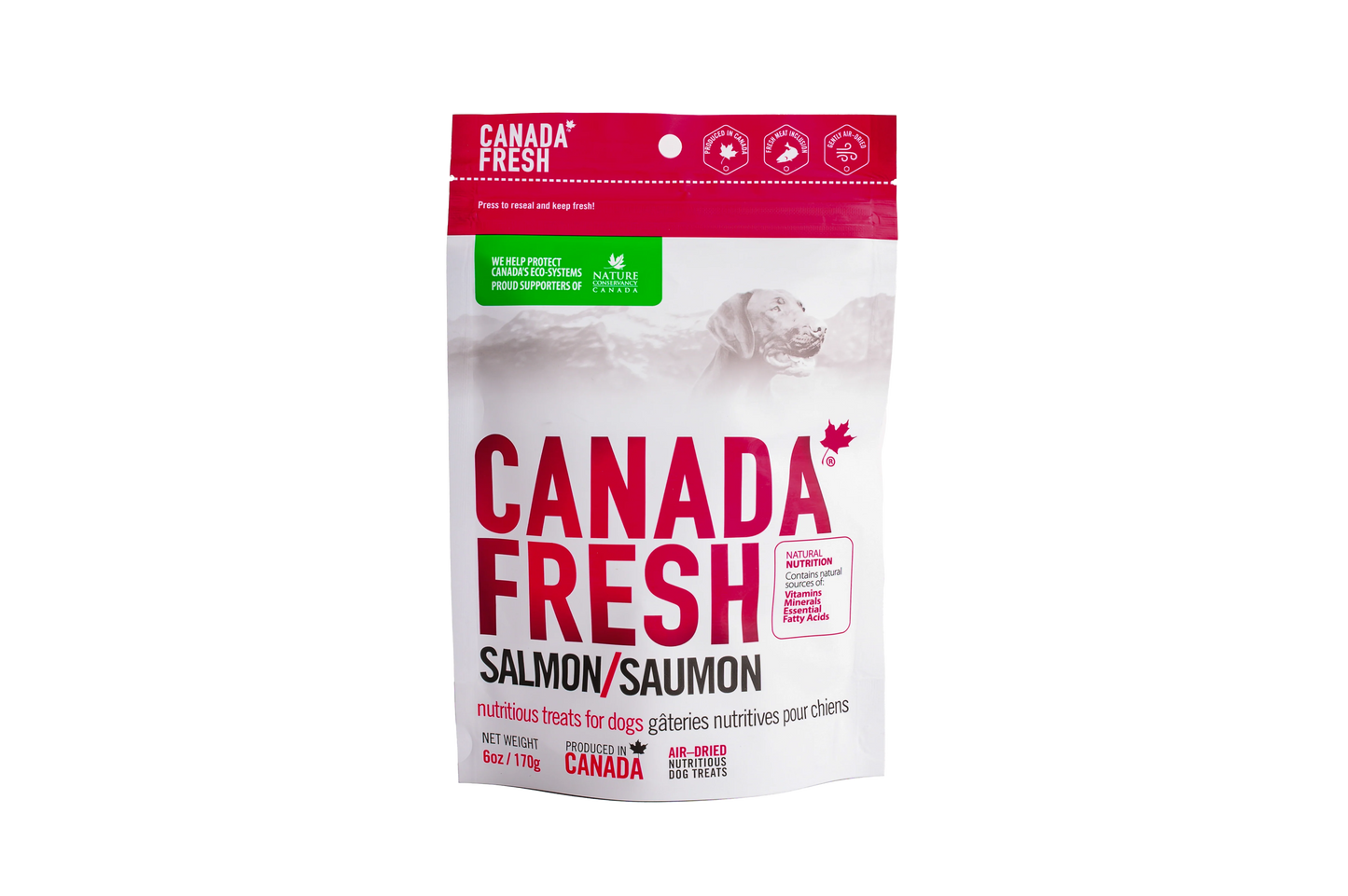 PETKIND® CANADA FRESH™ AIR-DRIED NUTRITIOUS DOG TREATS 6OZ