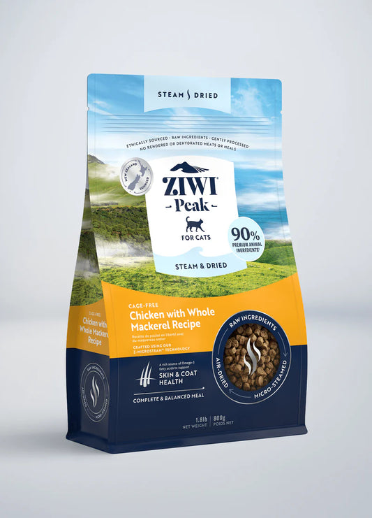 ZIWI Peak Steam Dried Chicken with Whole Mackerel Recipe