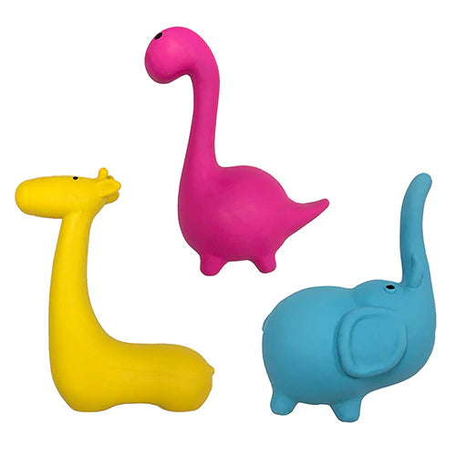 foufouBRANDS™ fouFIT™ Zoo Chew II Latex Dog Toys Dino