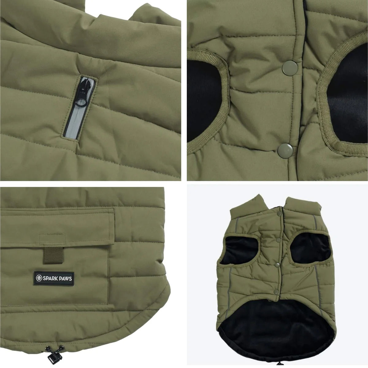 WarmShield Water-Resistant Jacket Olive