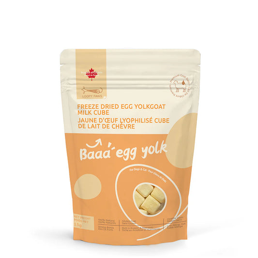 Loopy Paws Freeze-Dried Egg Yolk Goat Milk Cube