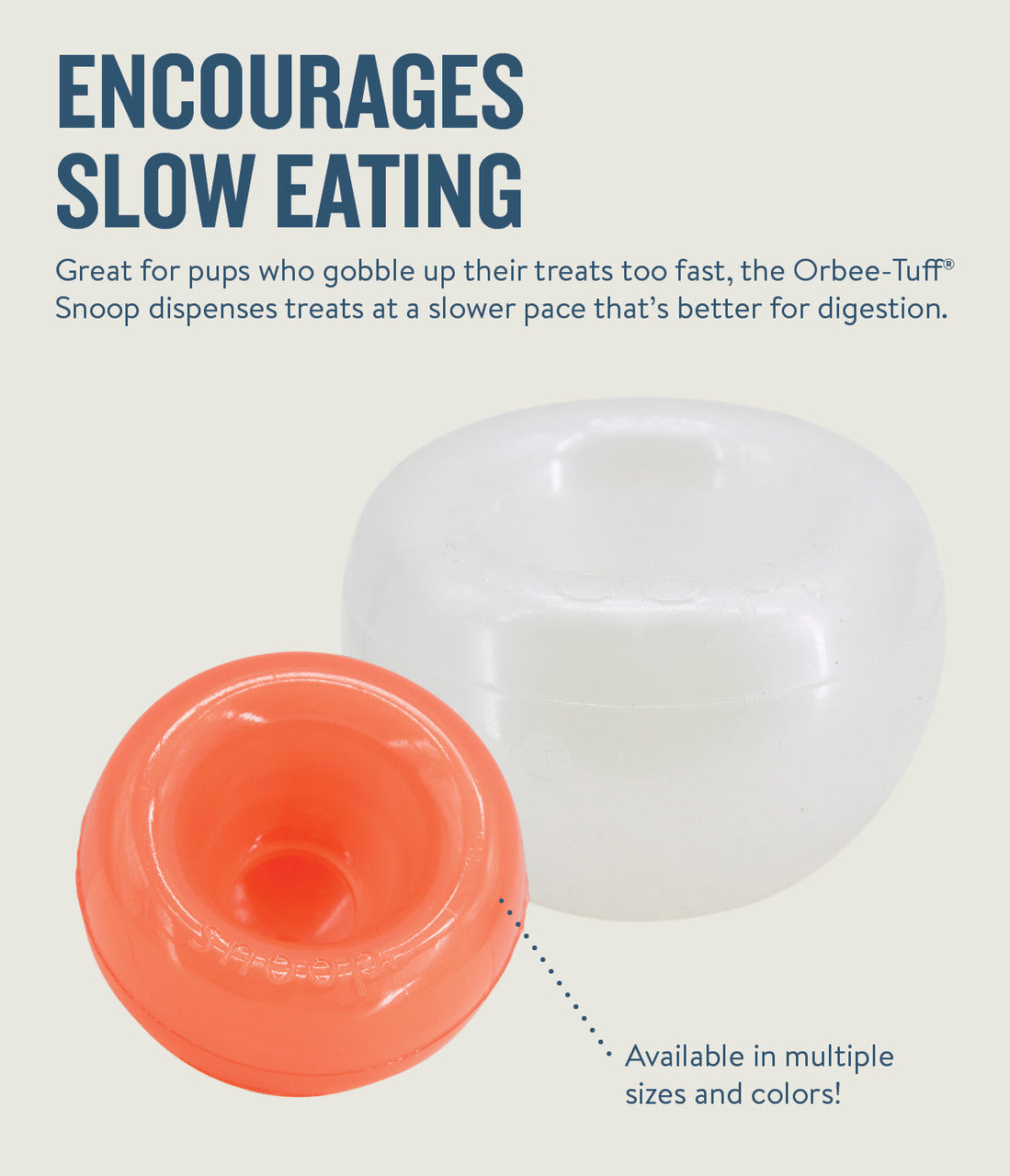 Orbee-Tuff Snoop Interactive Treat Dispensing Dog Toy