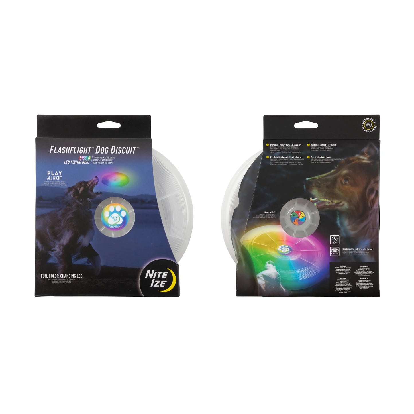 Flashflight® Dog Discuit™ LED Flying Disc