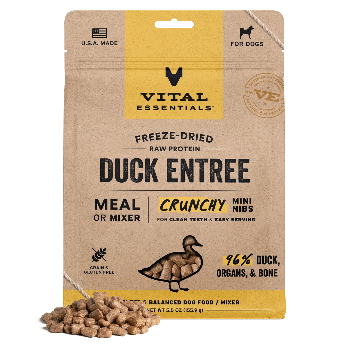 Vital Essentials® Freeze-Dried Raw Duck Entree