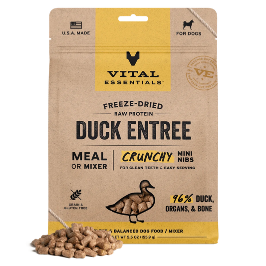Vital Essentials® Freeze-Dried Raw Duck Entree