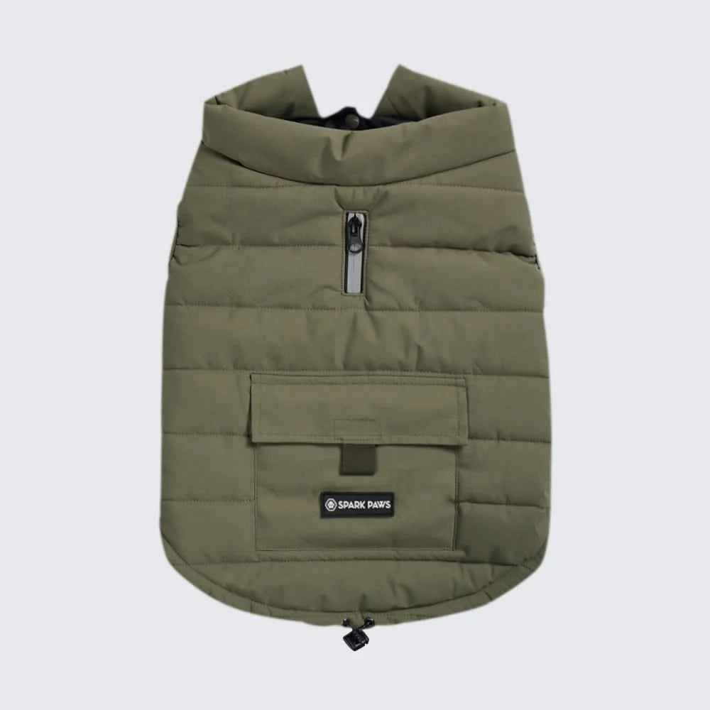 WarmShield Water-Resistant Jacket Olive