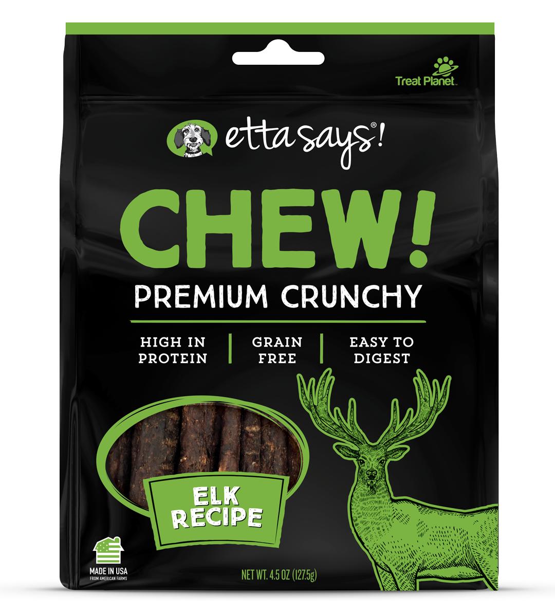 ETTA SAYS!® PREMIUM CRUNCHY CHEW DOG TREAT 4.5 OZ