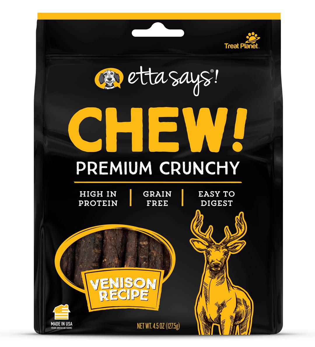 ETTA SAYS!® PREMIUM CRUNCHY CHEW DOG TREAT 4.5 OZ