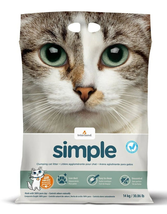 Intersand Simple Clumping Cat Litter (10kg/22lb)