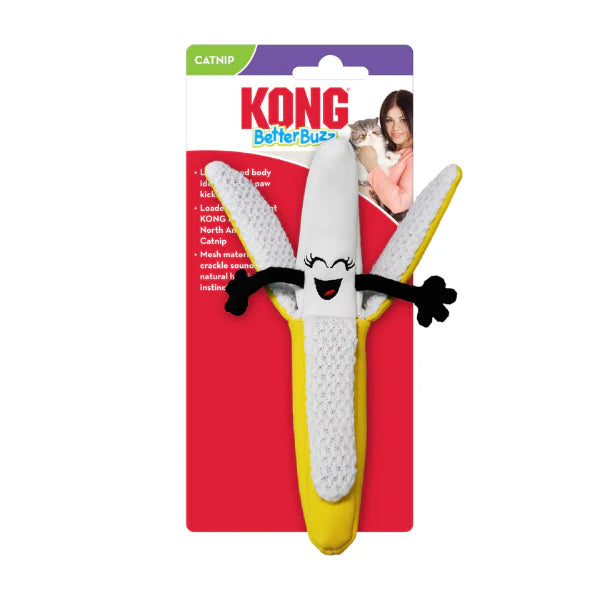 Kong® Better Buzz Banana Cat Toy
