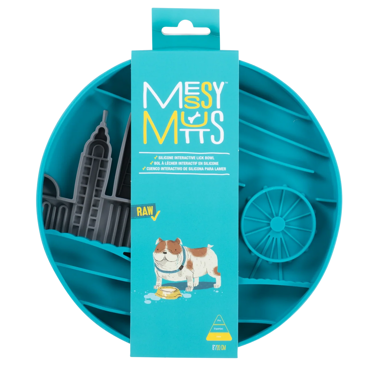 MessyMutts Urban City Scene 8" Silicone Slow Feeder