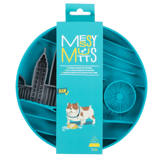 MessyMutts Urban City Scene 8" Silicone Slow Feeder