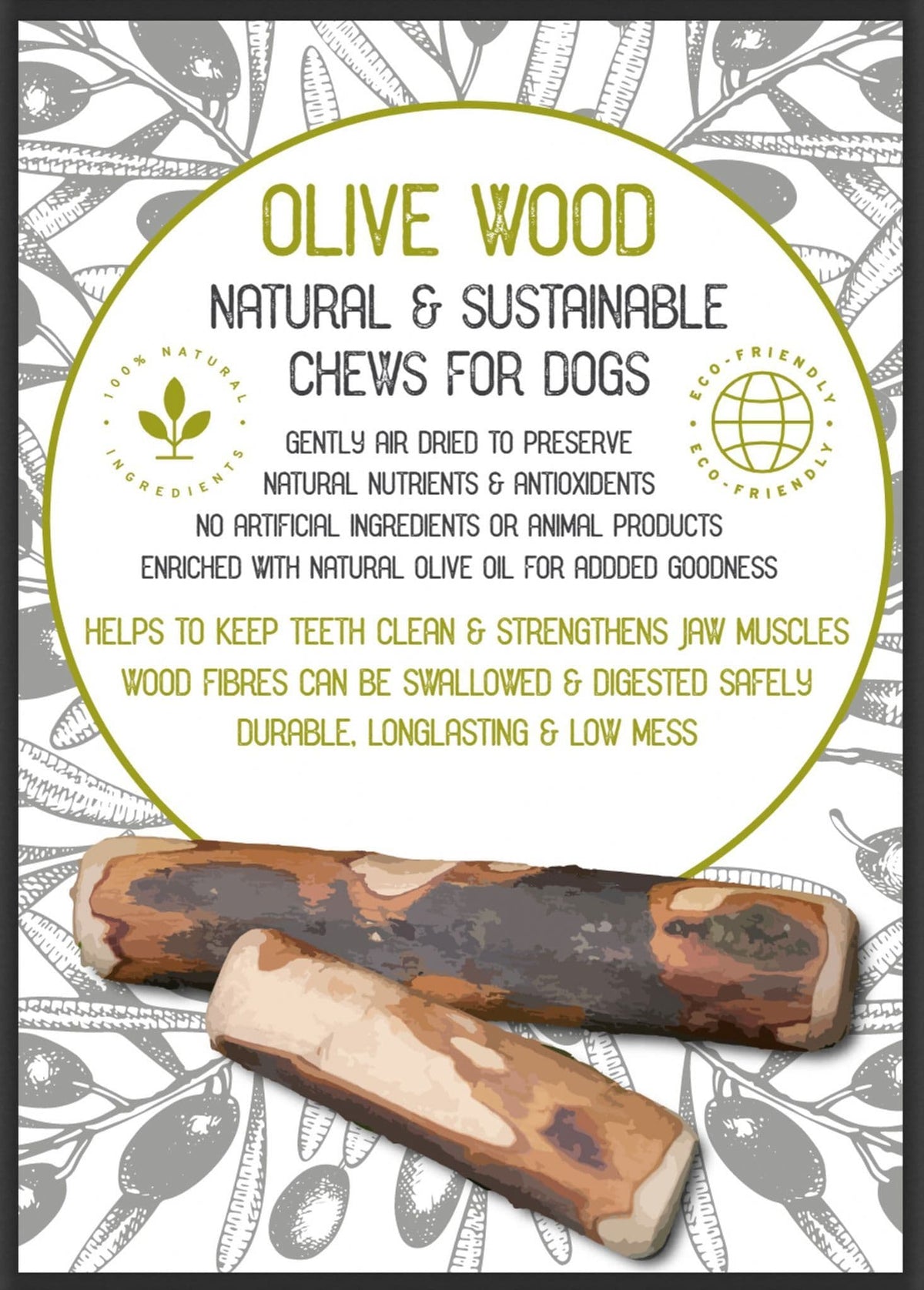 This & That Richards Olive Woody Dog Chews