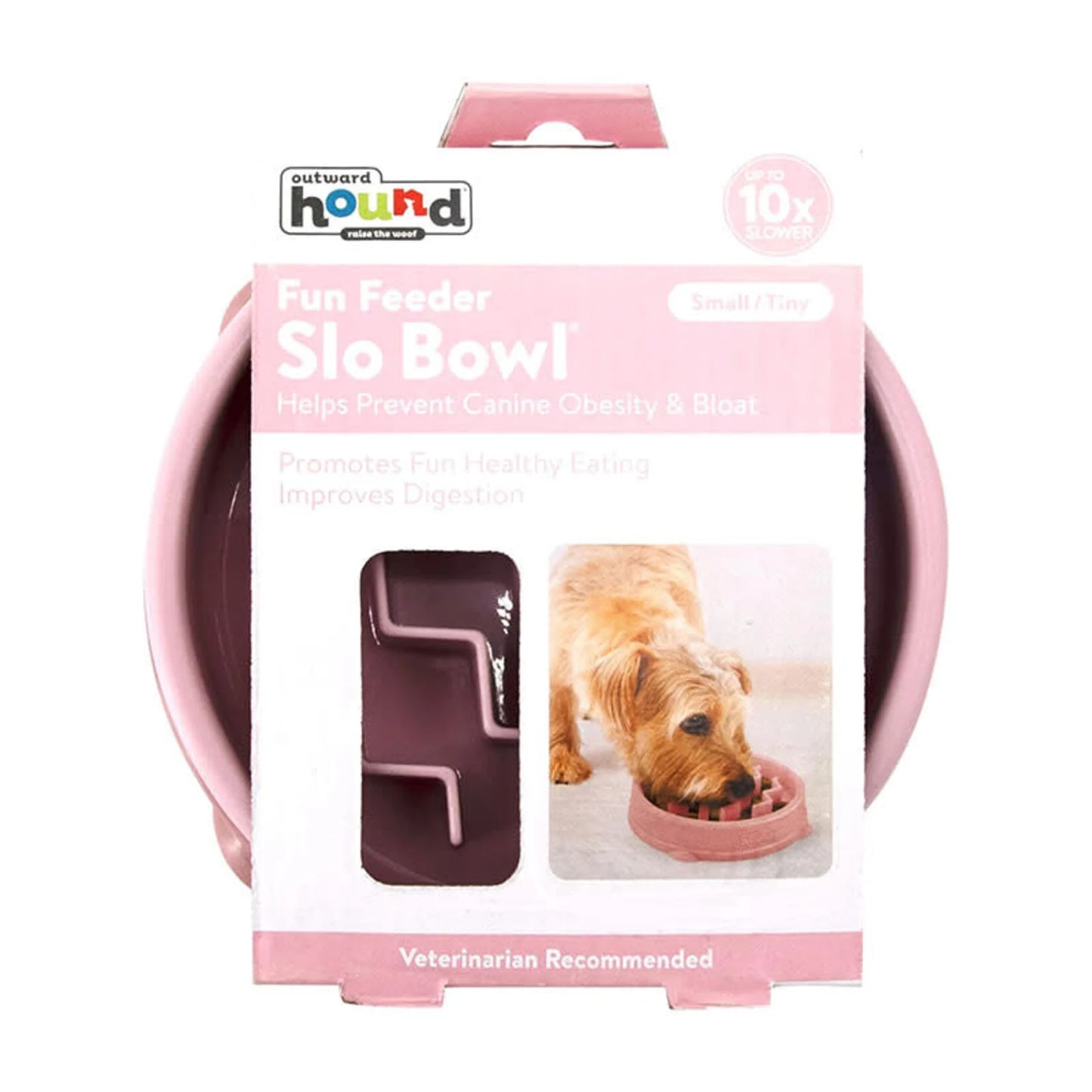 Outward Hound® Fun Feeder Wave Pink