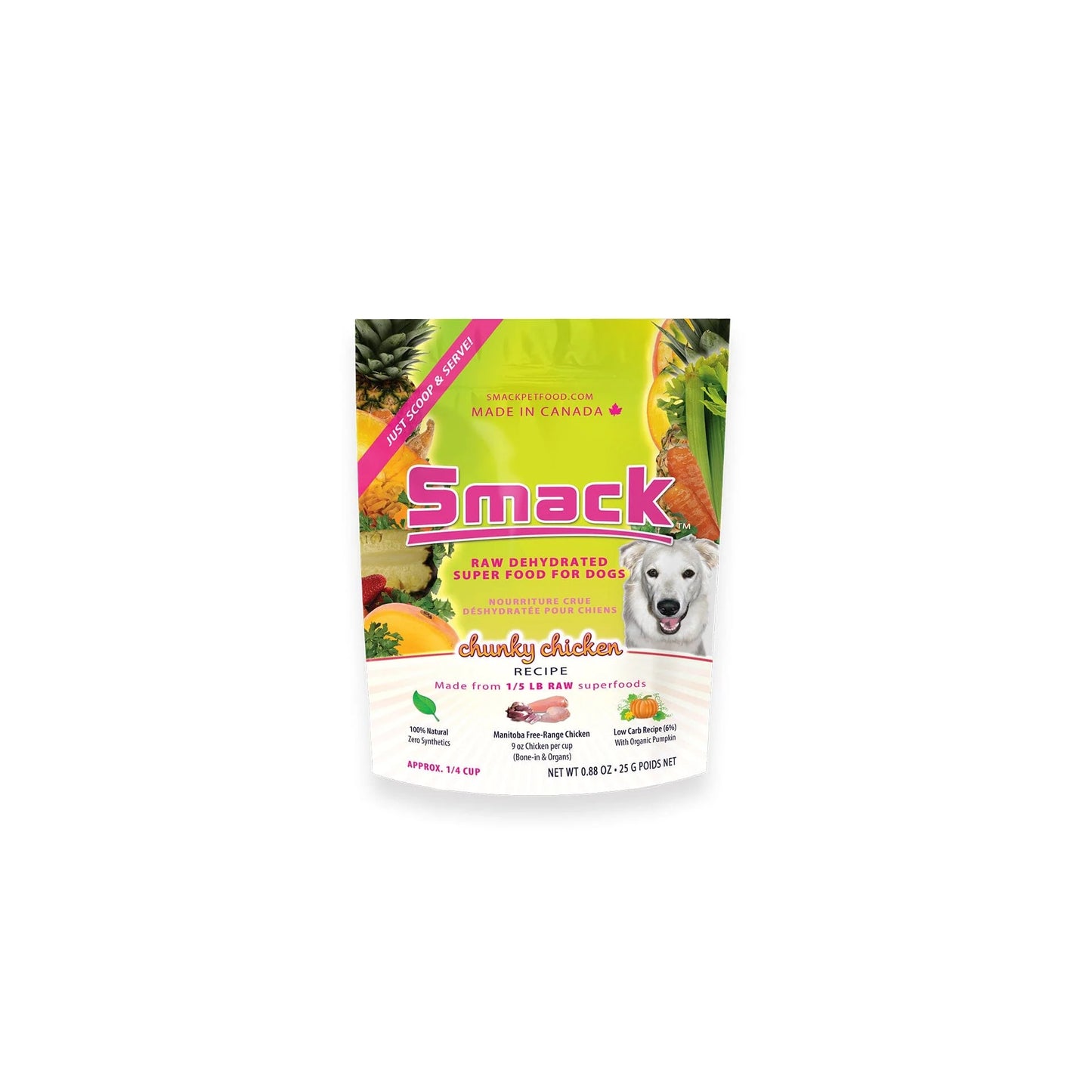 SMACK Raw Dehydrated Super Food For Dogs