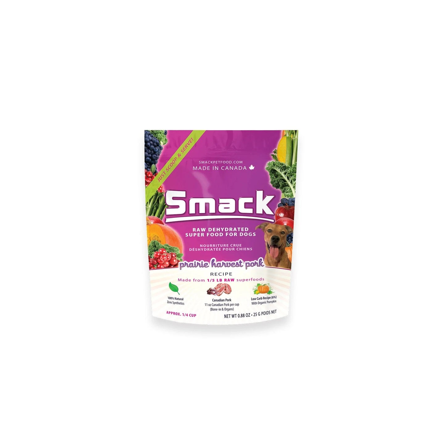 SMACK Raw Dehydrated Super Food For Dogs