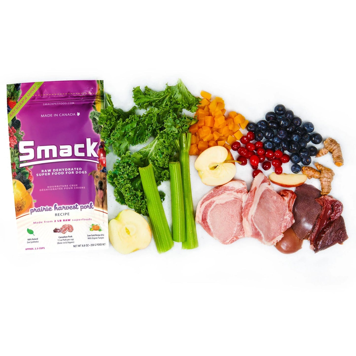 SMACK Raw Dehydrated Super Food For Dogs