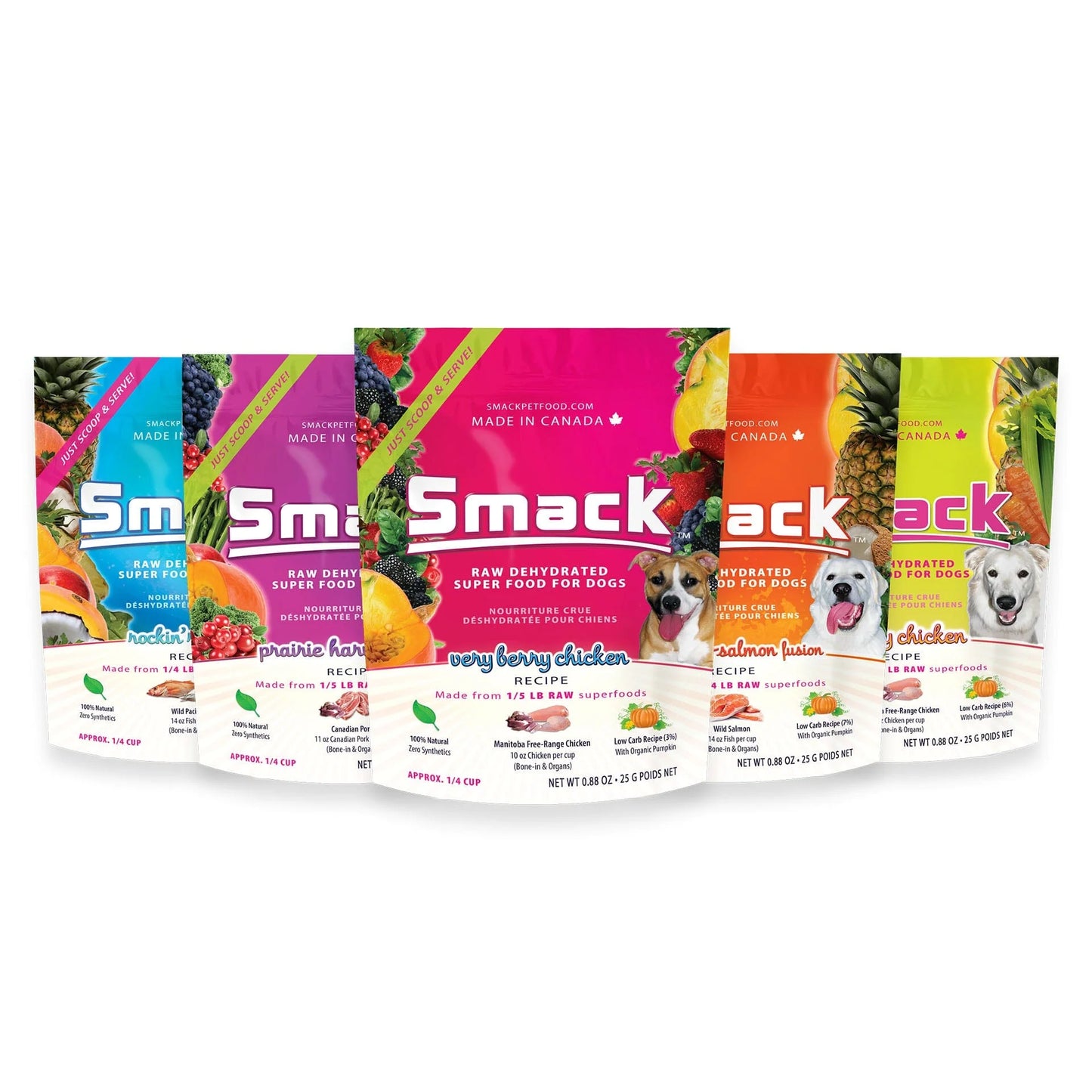 SMACK Raw Dehydrated Super Food For Dogs