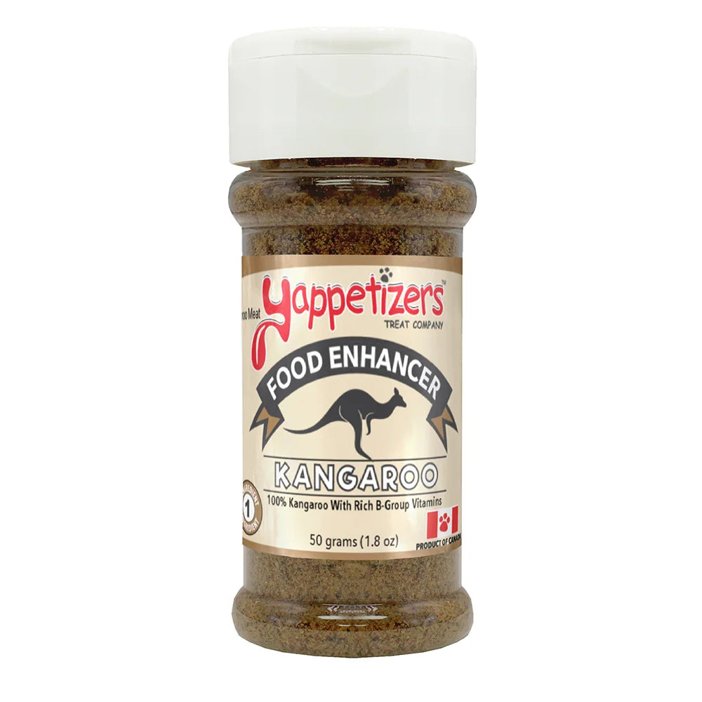 Yappetizers – Kangaroo Trim Food Enhancer (Topper) – Shaker bottle – 50g
