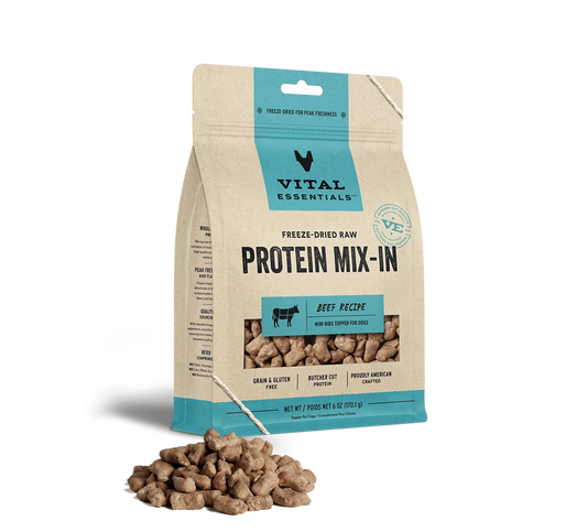 Vital Essentials Freeze Dried Raw Protein Mix-In Beef