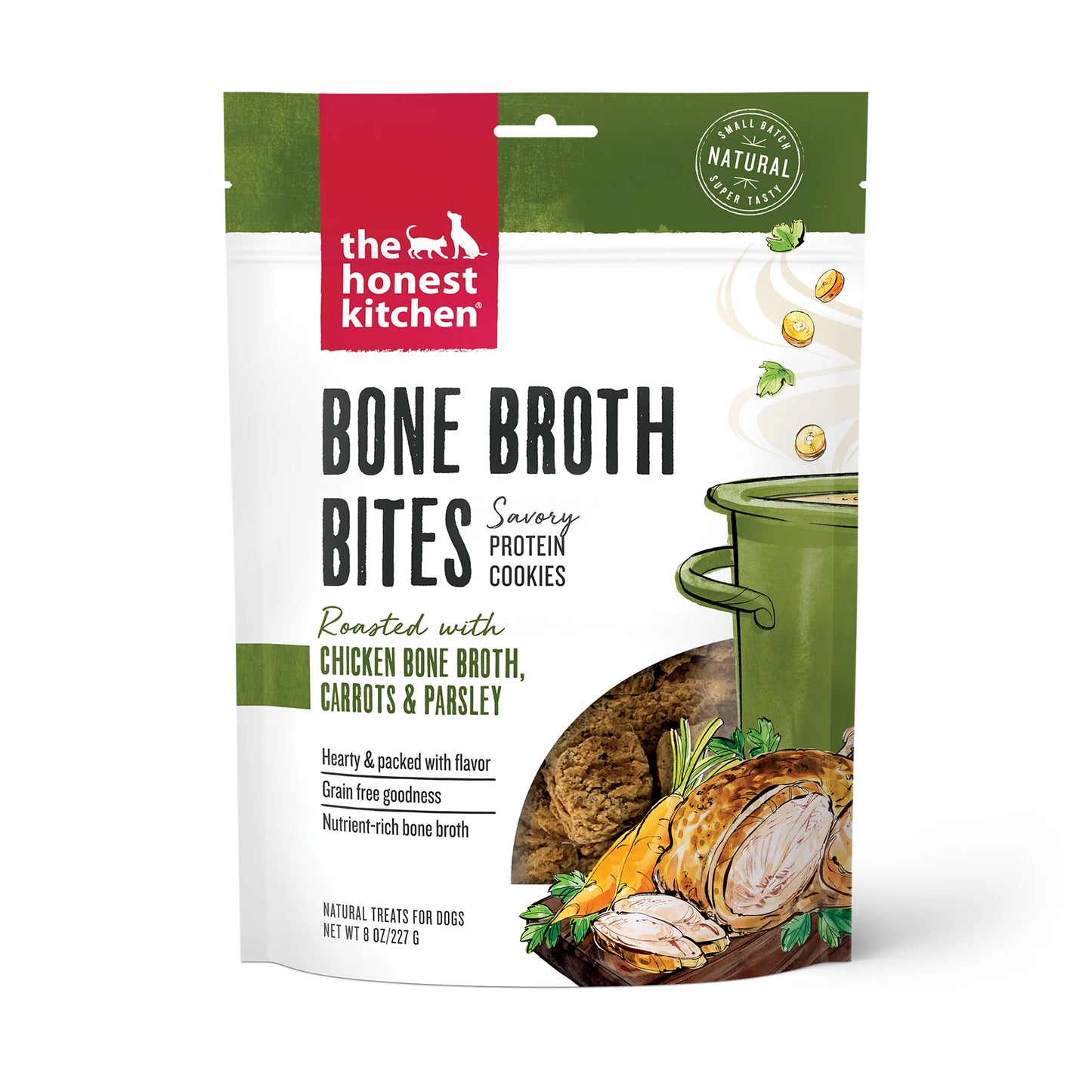 THE HONEST KITCHEN® BONE BROTH BITES FOR DOGS 8 OZ